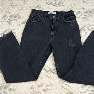 Abercrombie & Fitch The 90's Straight High Rise Jeans